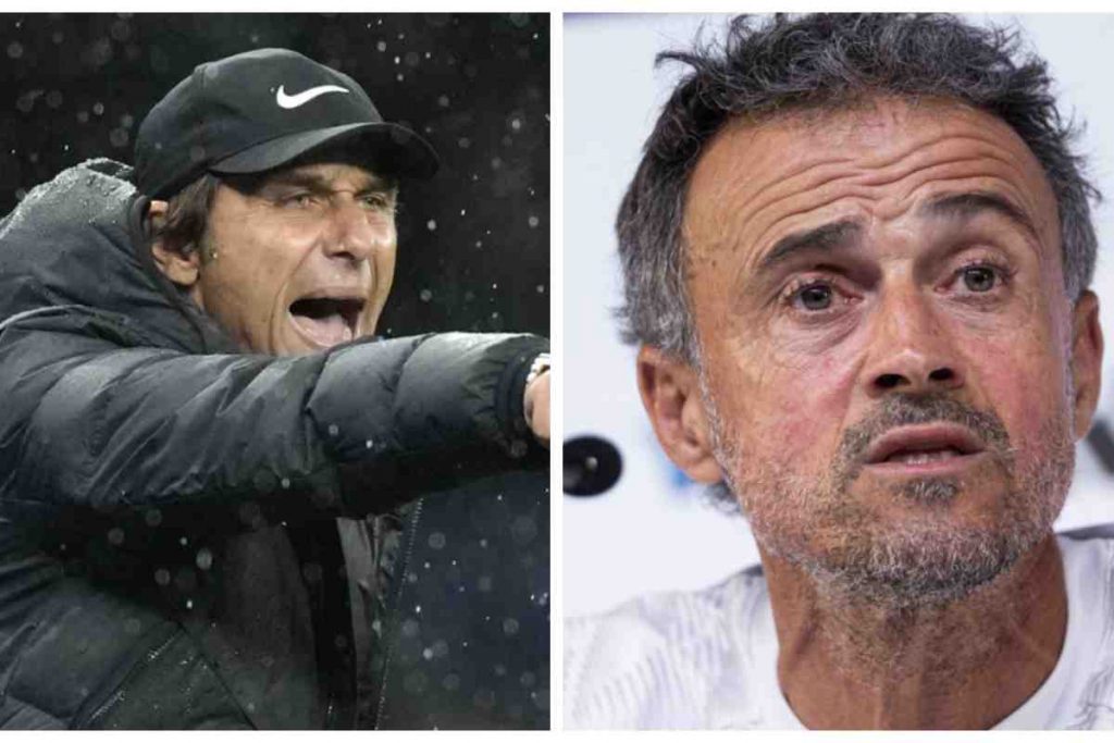 Conte e Luis Enrique