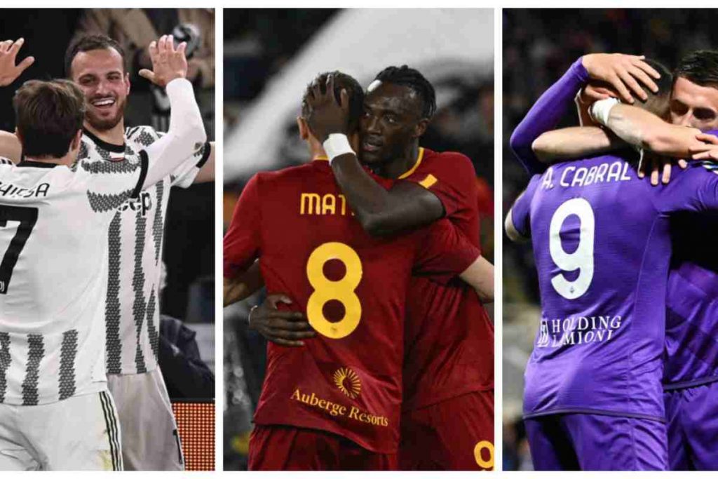 Juventus-Roma e Fiorentina