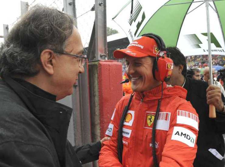Marchionne e Schumacher